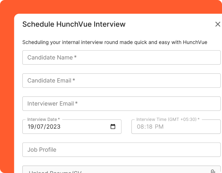 Customizable evaluation frameworks - Configure interview parameters and weightages for your specific tech stack in minutes
