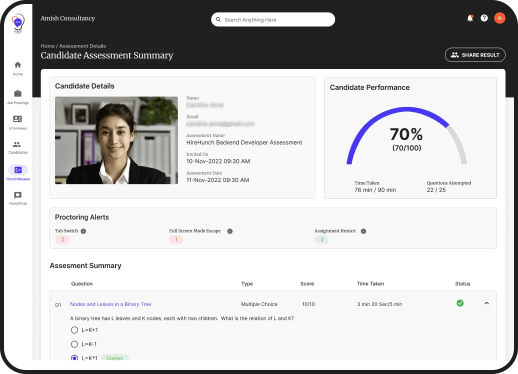 HunchAssess-candidate-assessment-result